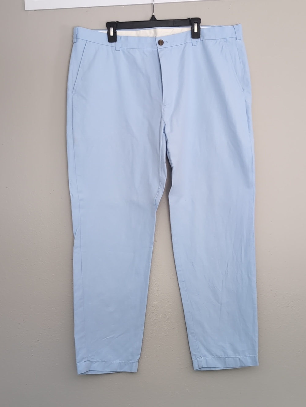 Brooks Brothers Clark Men's Light Blue Casual Chino Pants 42/32